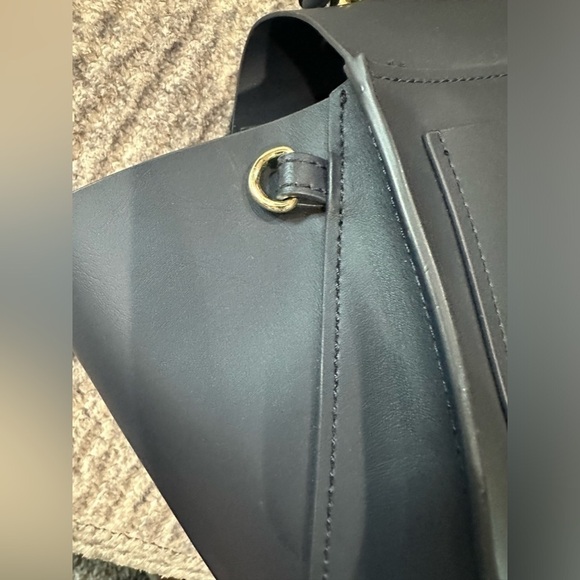 ZAC POSEN Navy Blue Eartha Top Handle Bag, NWOT! - Picture 5 of 15